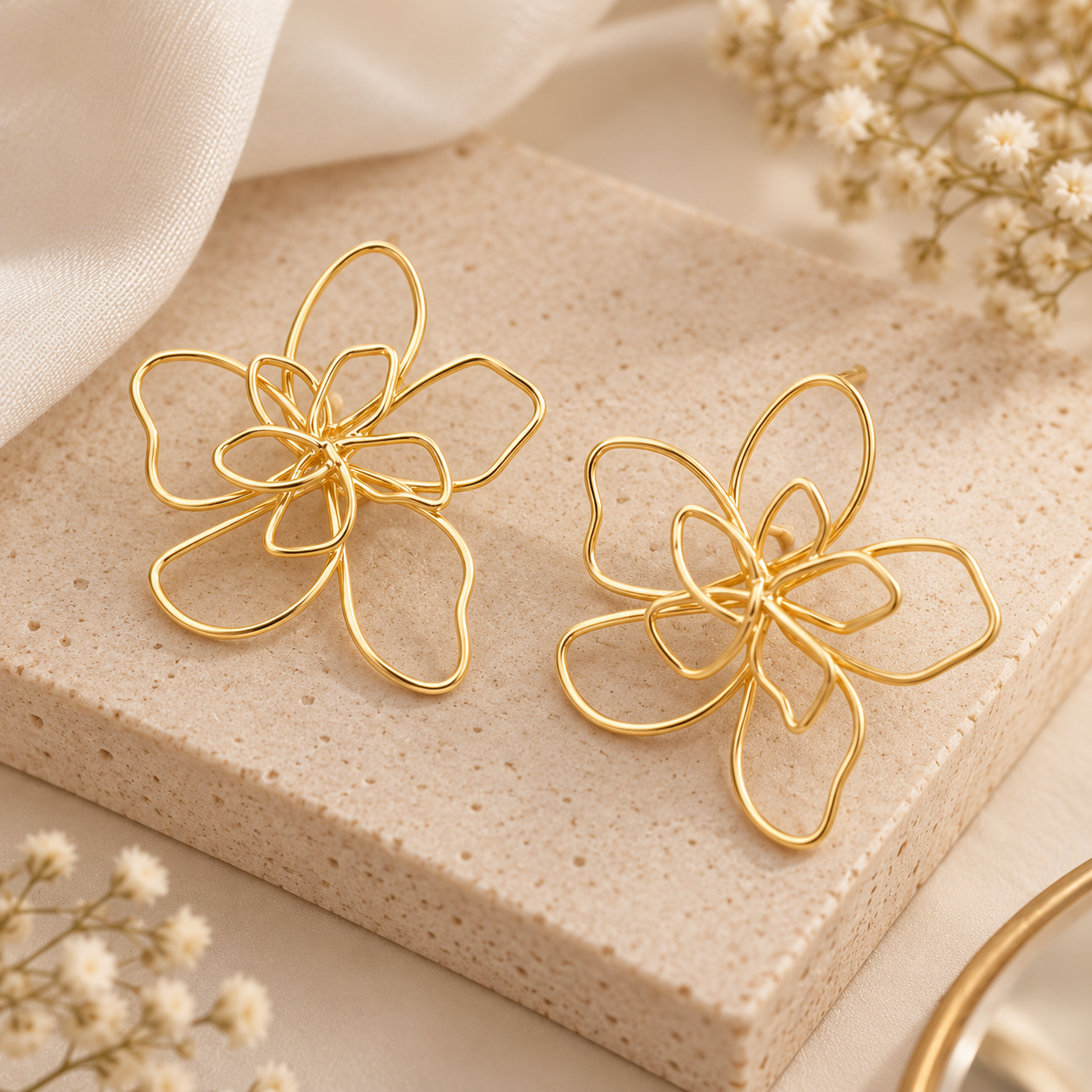 Flower Earrings - Image 4