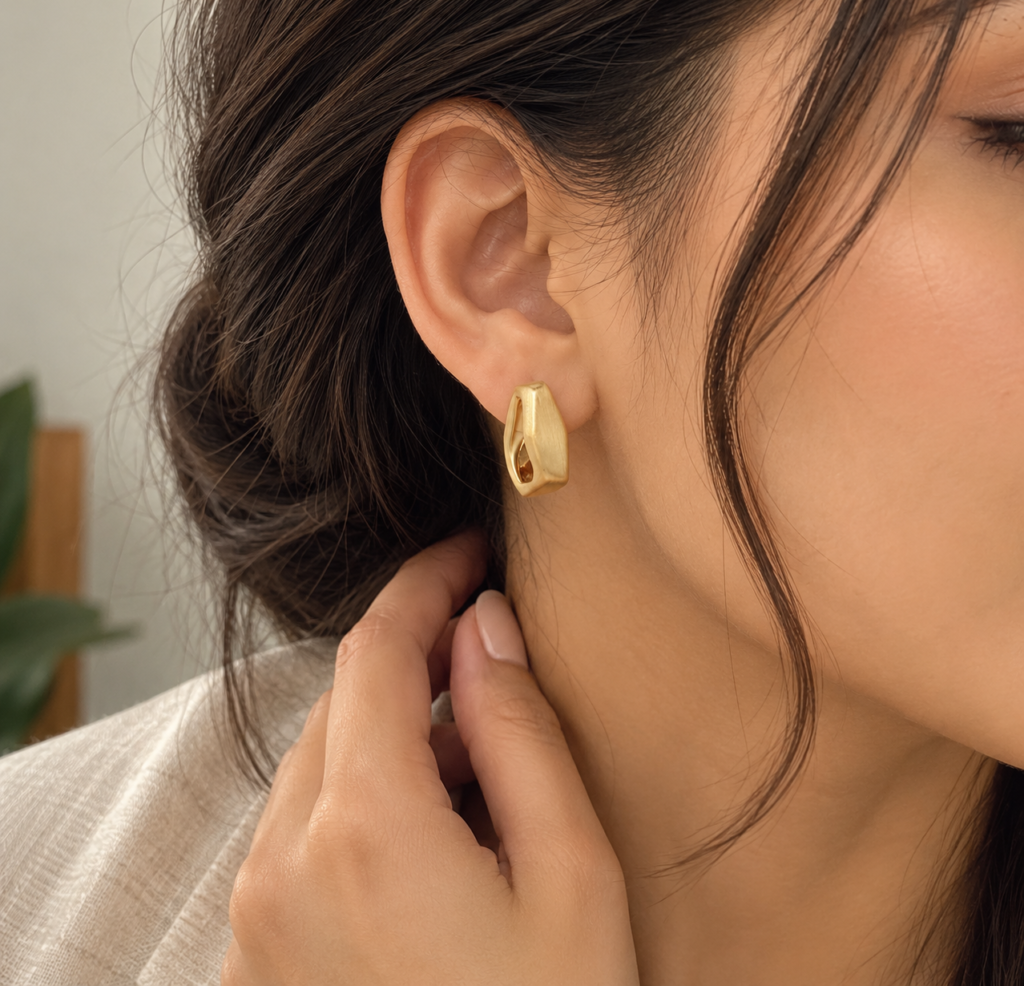 Sleek Stud Earrings